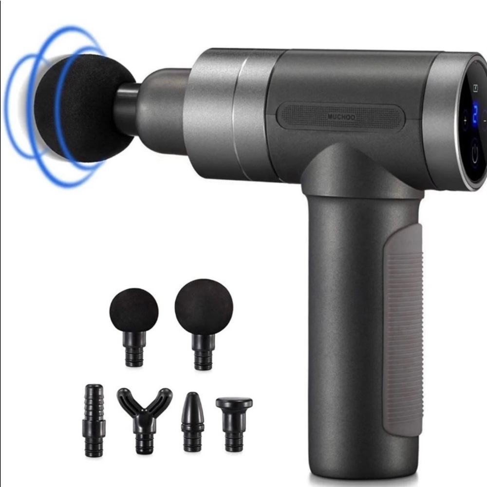 Massage Gun Handheld Deep Tissue Massager Gun Back Shoulder Leg Calf Body
